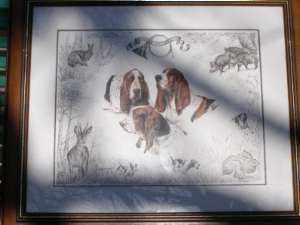 Le trophe du brevet de chasse du Club du Basset Hound