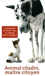Affiche de la journee nationale du chien citadin